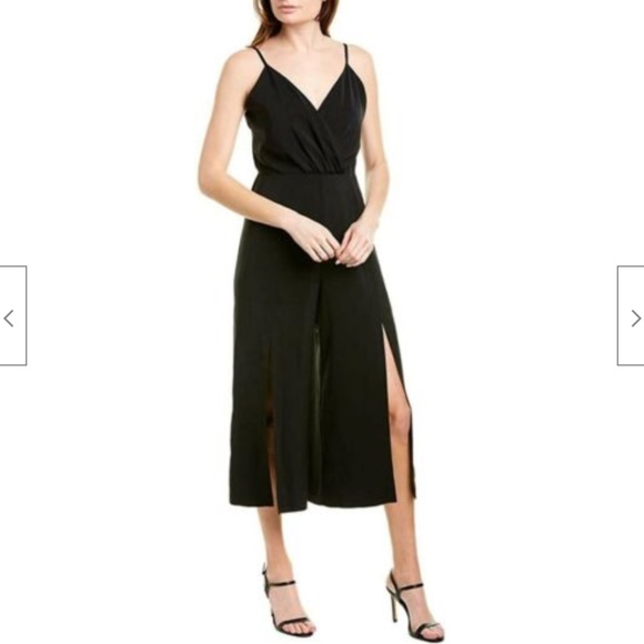 WAYF Black Slit Leg Jumpsuit NWTs - Picture 2 of 5
